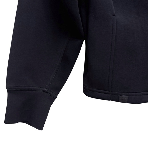 Lululemon Gathered Waist Crew Pullover Sweatshirt Black - Picture 4 of 5